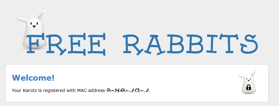 FreeRabbits Faille de sécurité